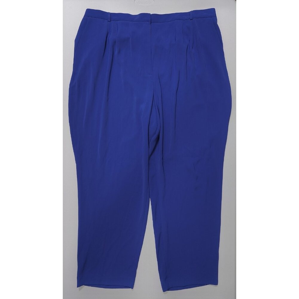August Max Woman Royal Blue Dress Pants Size 22W